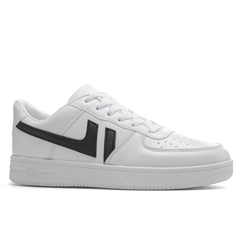 Damen Leder Schuhe Modern Freizeit Schuhe Schwarz