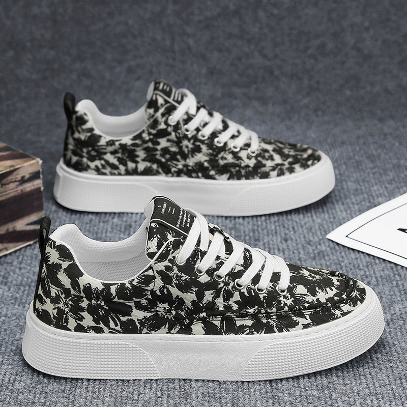 Damen Sneaker Floral Rutschfest Mode Schuhe
