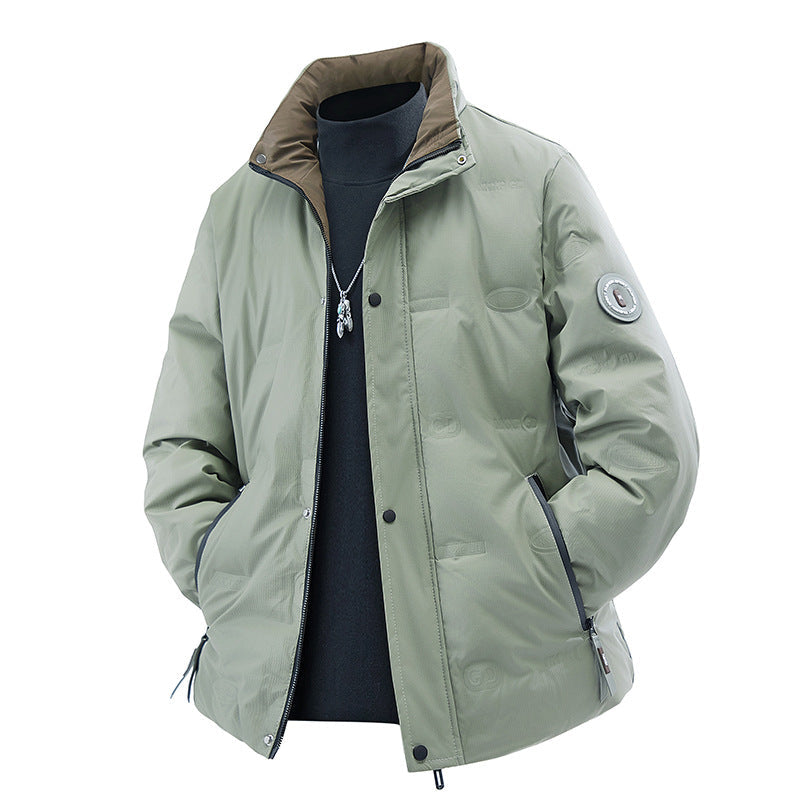 Herren Outdoorjacke Warm Isolierend Wasserdicht