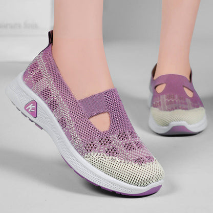 Damen Freizeitschuhe Bequem Elastisch Atmungsaktiv