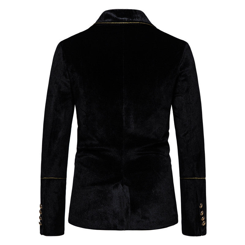 Herren Samtanzug Modern Glänzend Elegant