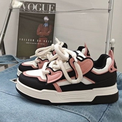 Damen Sneaker Sportlich Farbenfroh Verstellbar