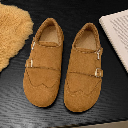 Damen Hausschuhe Bequem Doppelriemen Comfort
