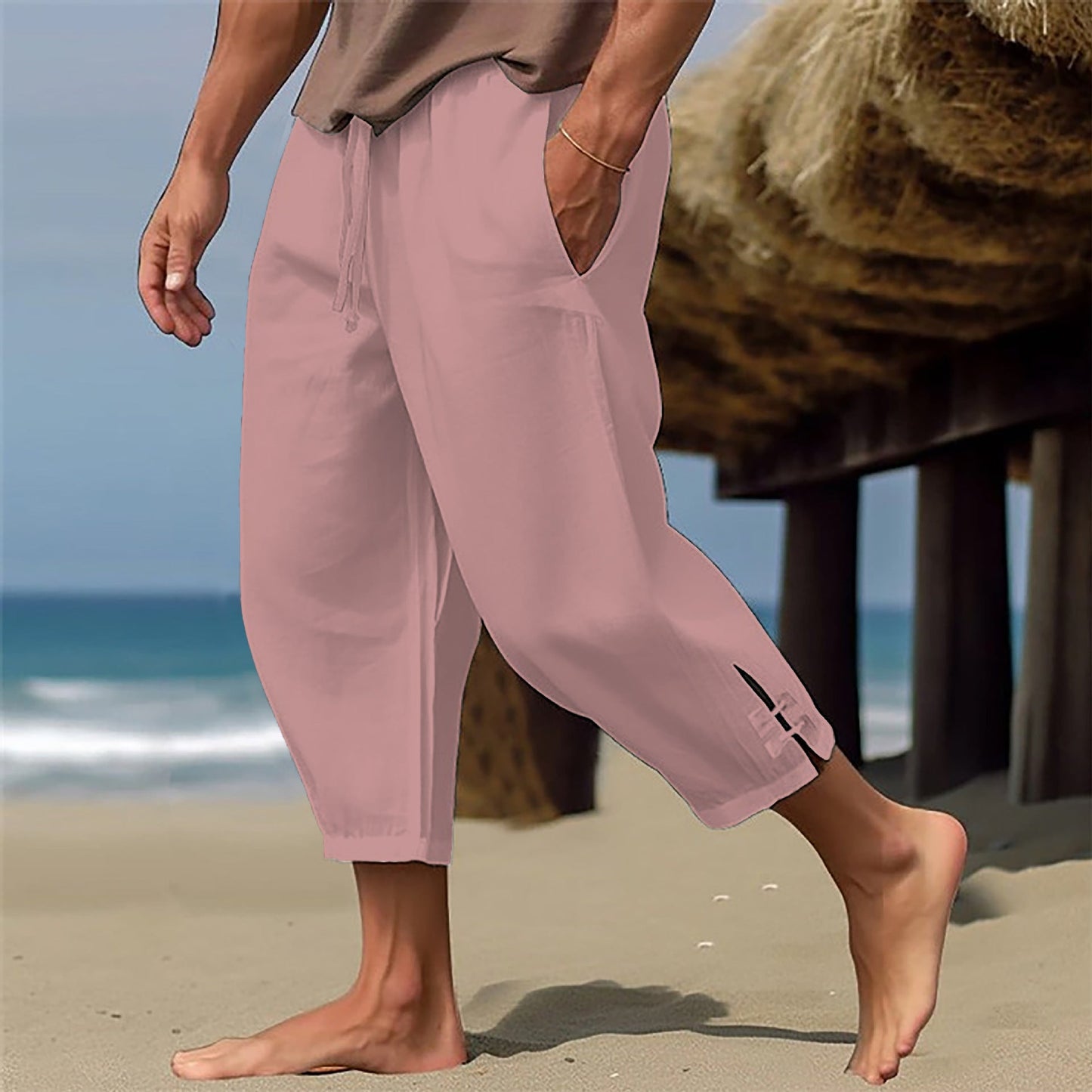 Herren Strandhose Atmungsaktiv Elastisch Bequem