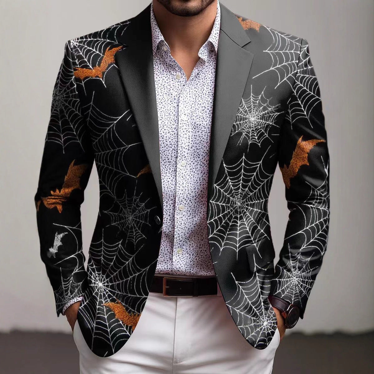 Herren Blazer mit Einstecktuch Modern Berlin Style
