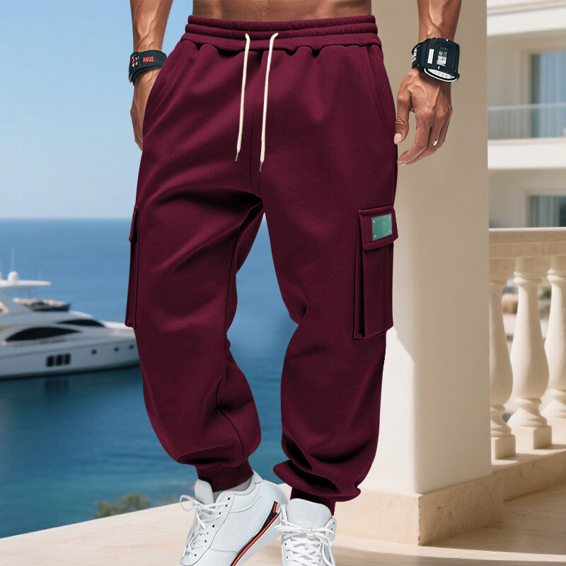 Herren Sweatpants Cargo Bequem Sportlich