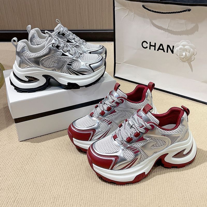 Damen Sneaker atmungsaktiv Mesh Sportschuhe Komfort
