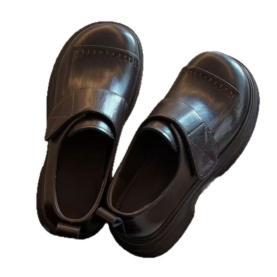 Damen Mokassins Bequem Riemen Schuhe Comfort