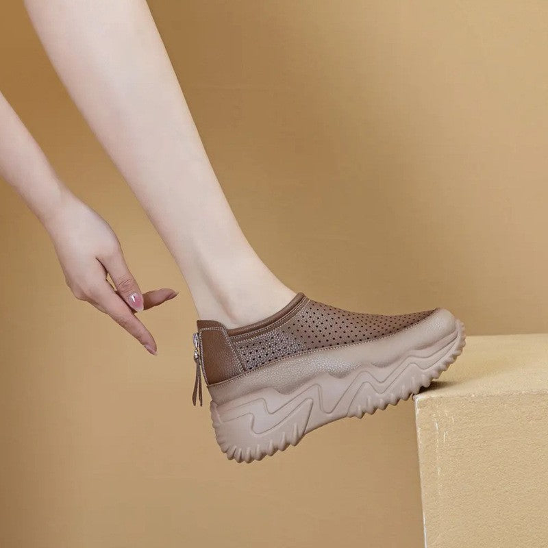 Damen Sneaker Bequem Luftdurchlässig Rutschfest Weiße Schuhe - BerlinGlamour