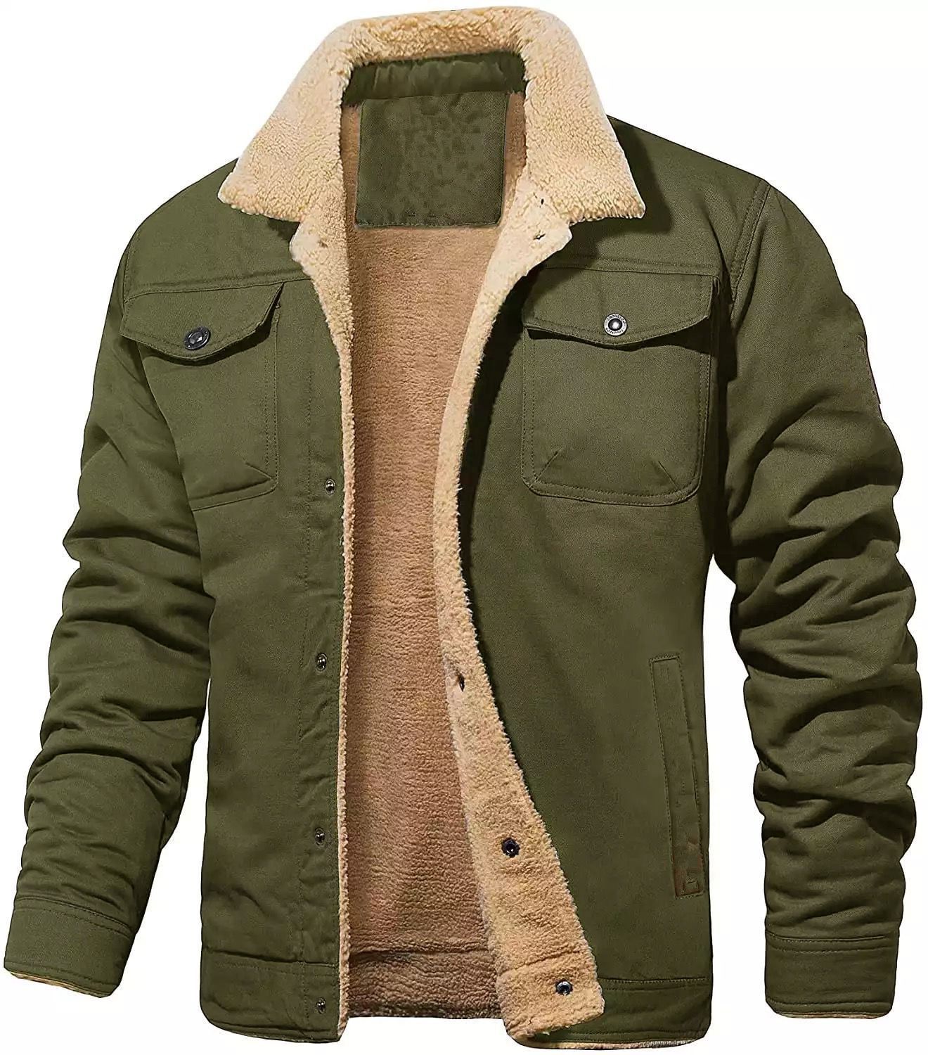 Herren Steppjacke Wendbar Fleecefutter Warm Elegant - BerlinGlamour