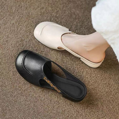 Damen Clogs Bequem Elegant mit Applikationen - BerlinGlamour