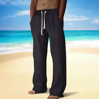 Herren Strandhose Leicht Freizeithose Sommer