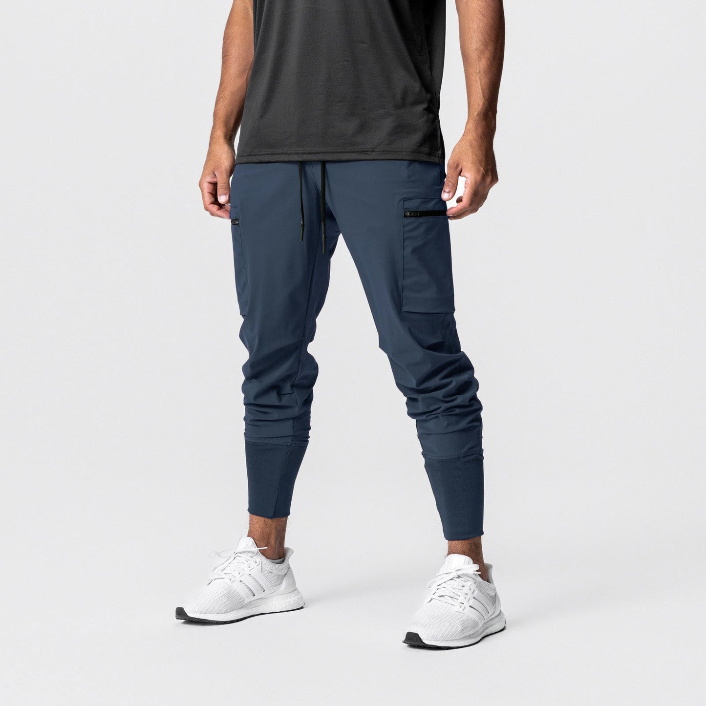 Herren Sporthose Mit Reißverschlusstaschen Elastisch