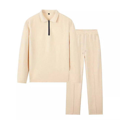 Herren Casual Anzug mit Langarmoberteil und elastische Jogginghose