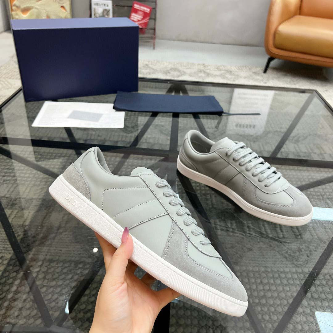 Damen Sneaker Weich Bequem Lederoberfläche