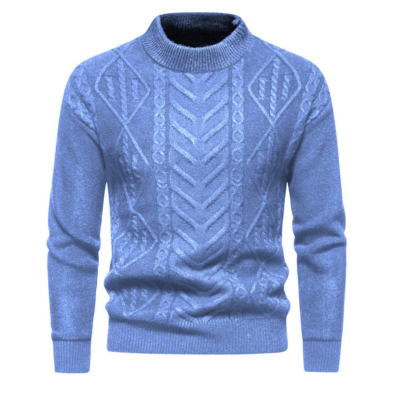 Herren Pullover Strick mit Muster Modern Geschmack