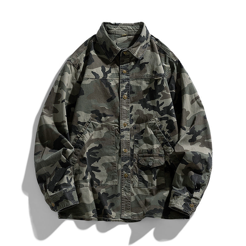 Herren Camouflage Jacke Militärstyle Freizeit
