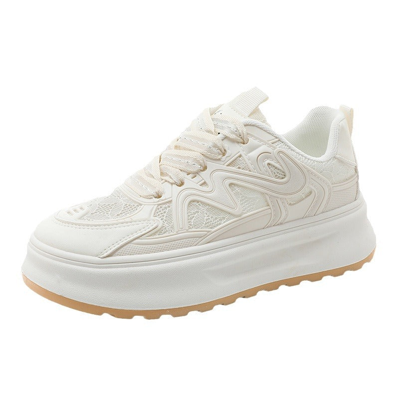 Damen Sneaker Sportlich Atmungsaktiv Mit Fußbett