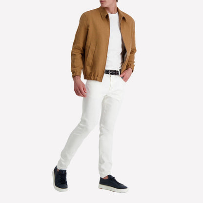 Herren Sommerjacke Lässig Minimalistisch Slim Fit