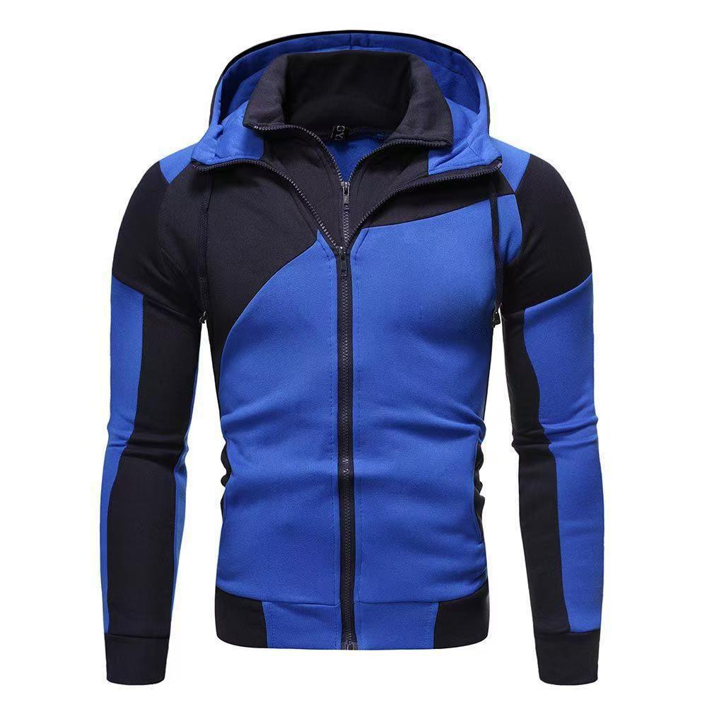 Herren Sportjacke mit Kapuze Modern Style - BerlinGlamour