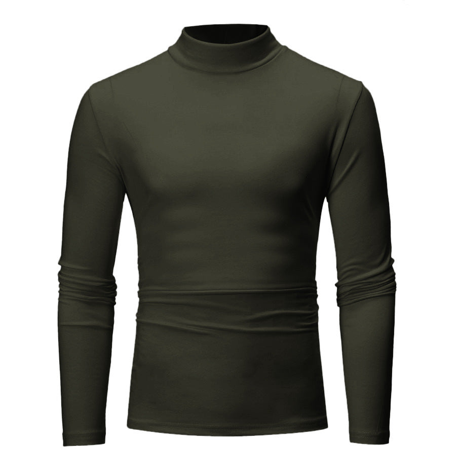Herren Pullover Rollkragen Slim Fit Edel