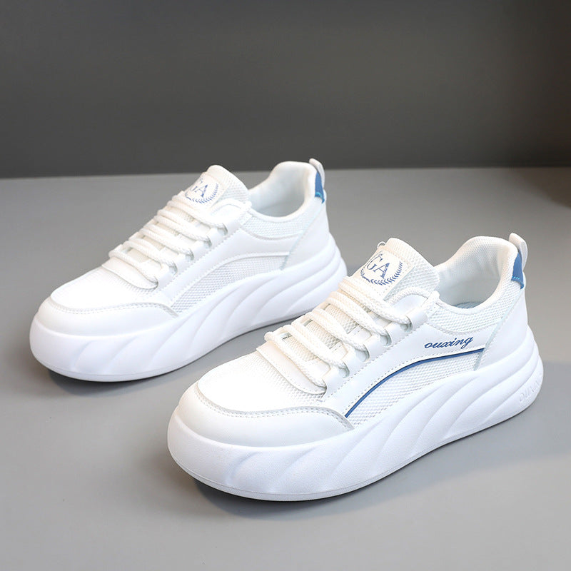 Damen Plateau Sneaker Modisch Hochwertig
