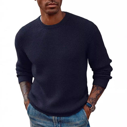Herren Pullover Strukturiert Großstadt Chic