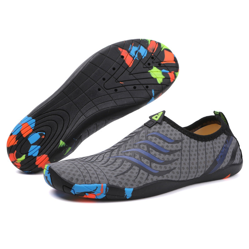 Damen Badeschuhe Rutschfest Flexibel Aqua Schuhe