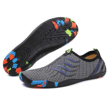 Damen Badeschuhe Rutschfest Flexibel Aqua Schuhe