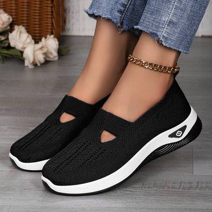 Damen Slipper Atmungsaktiv Elastisch Komfortabel