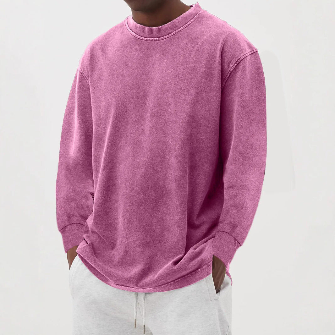 Bequemer Herren Pullover Oversized Baumwolle