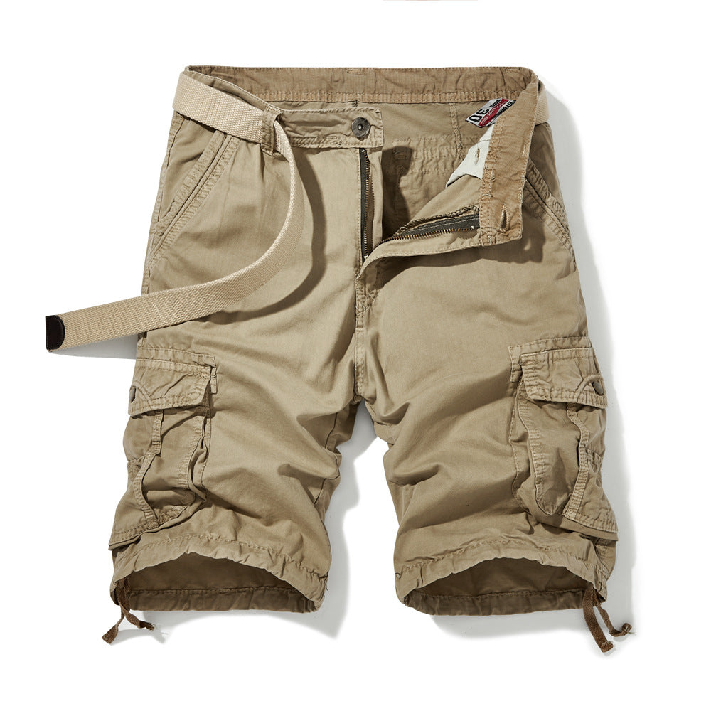 Herren Cargo Shorts Bequem Mehrere Taschen Verstellbar
