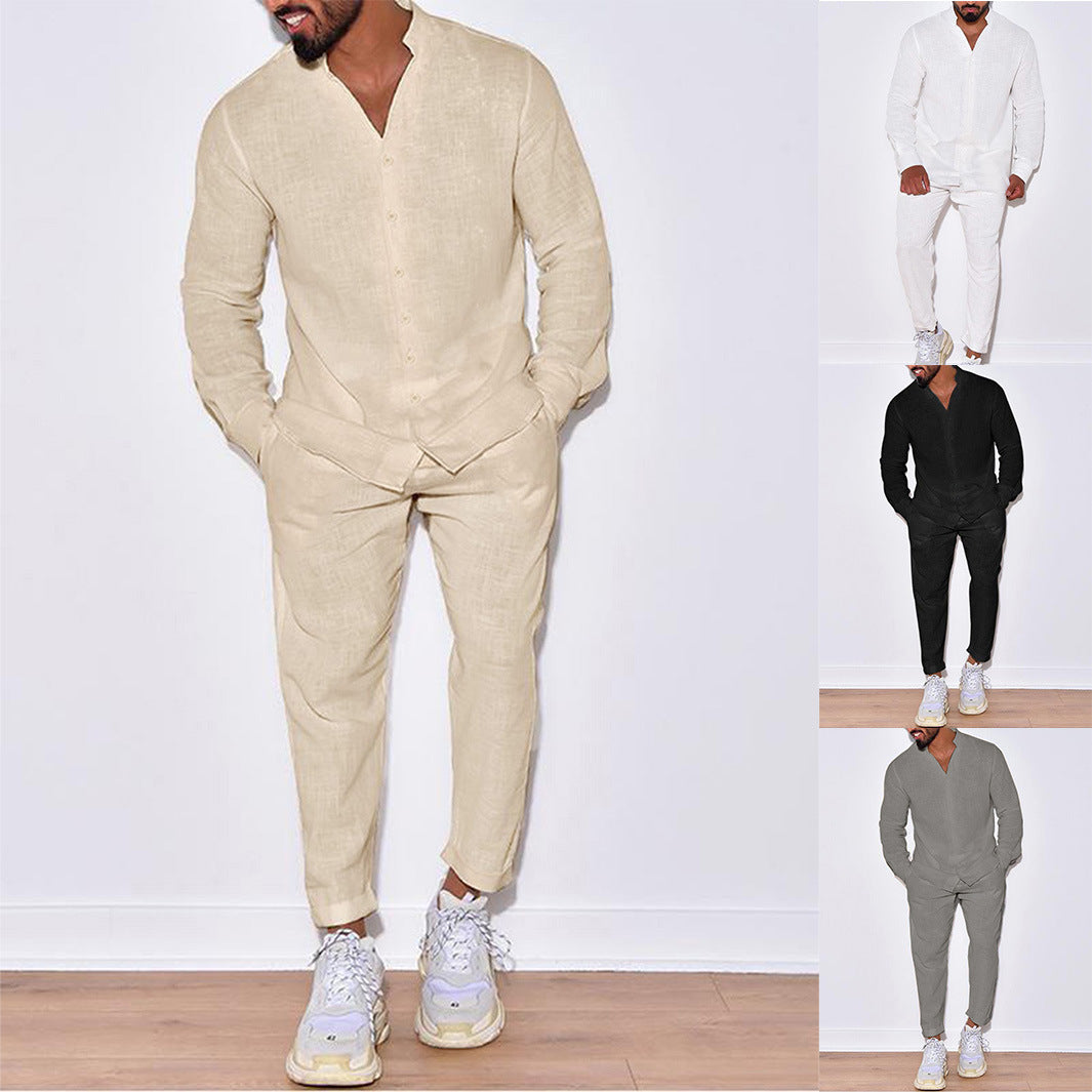Herren Schlafanzug Set Bequem Stylisch 2-teilig - BerlinGlamour