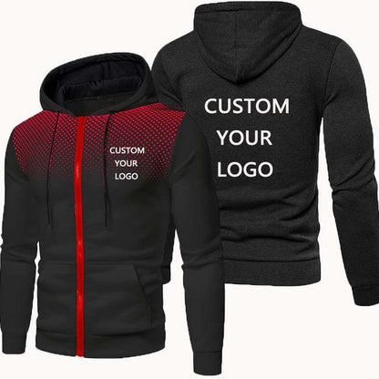 Herren Sport Hoodie Personalisierbar mit Druck Modern