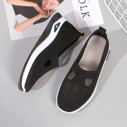 Damen Sneaker Leicht und Bequem Slip-On Sportlich