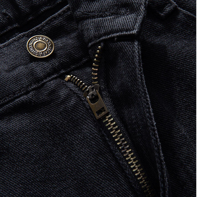 Herren Jeans Bequem Lässig Hochwertig Denim