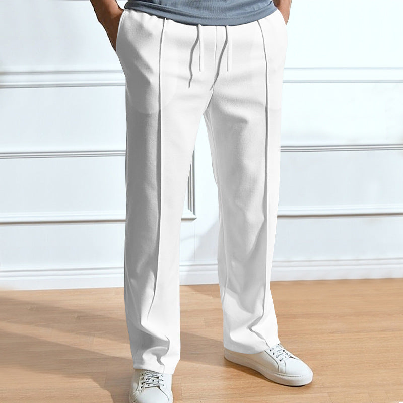 Herren Freizeithose Elastisch Bequem Mit Druckknöpfen - BerlinGlamour