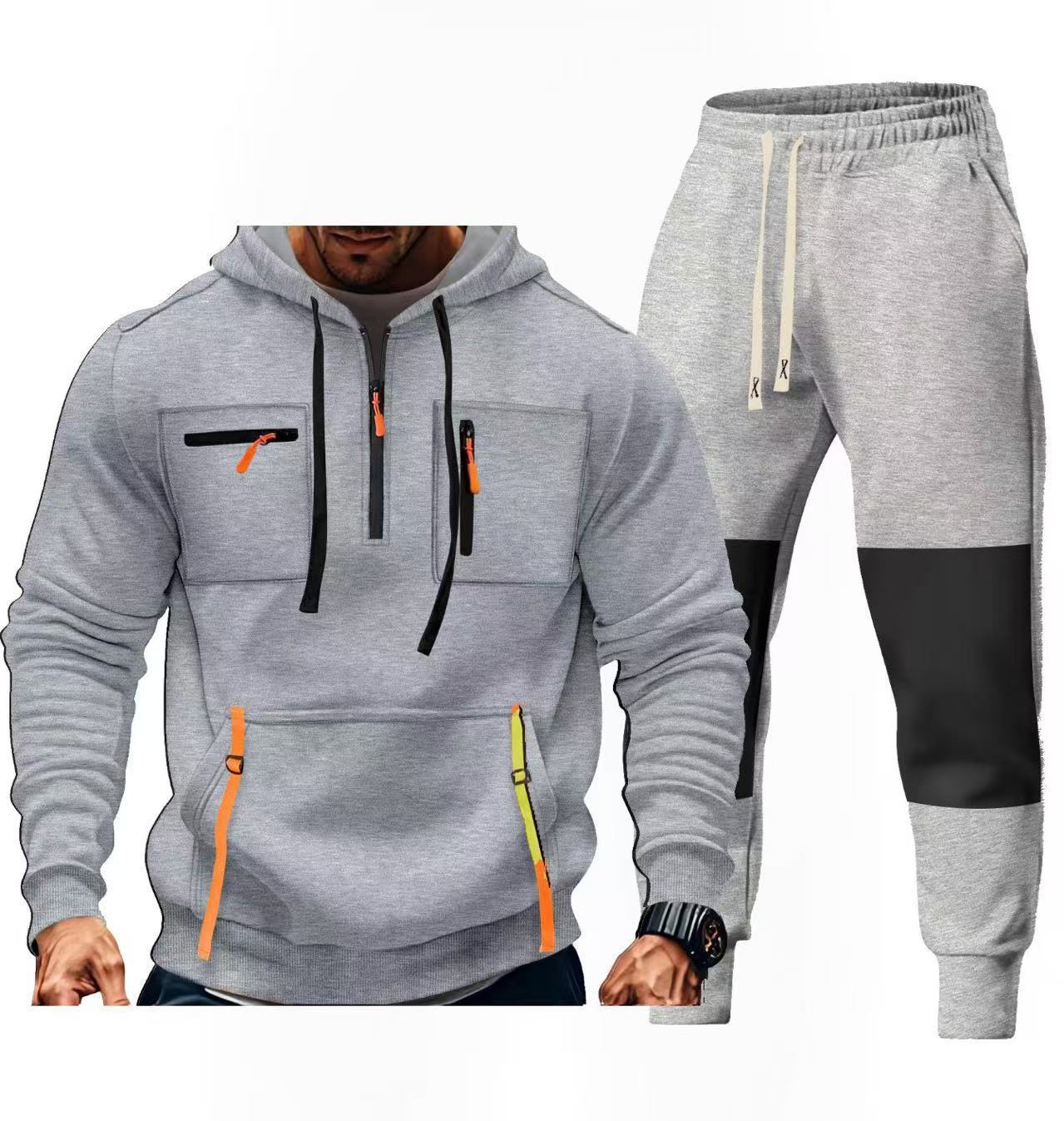 Herren Sportbekleidungsset Funktionstaschen Sportlich Modern