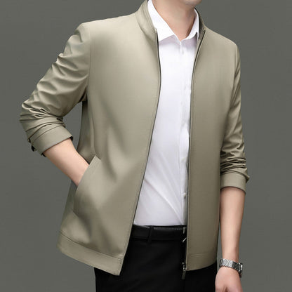 Herren Steppjacke Elegant Modern Mit Stehkragen