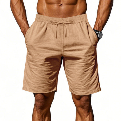 Herren Sportshorts Lässig Elastisch Mit Taschen