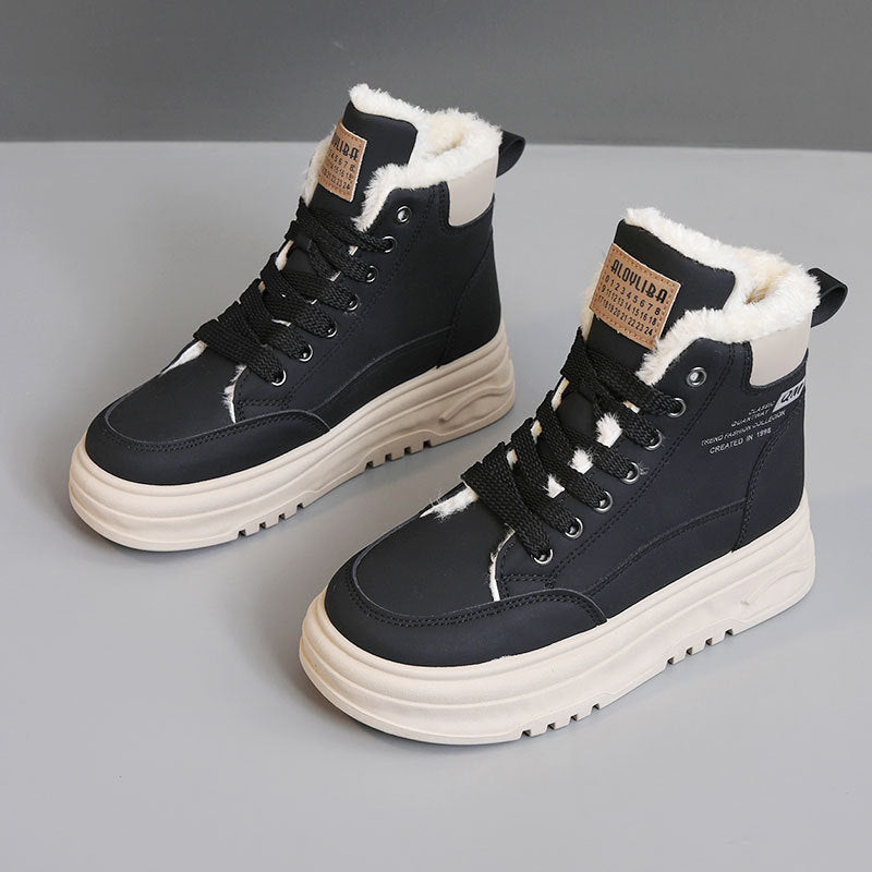 Damen Sneaker Winter Warm Innenfutter Rutschfest