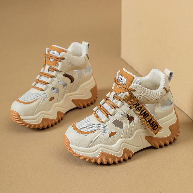 Damen Sneaker Sportlich Chunky Sneakers Modisch