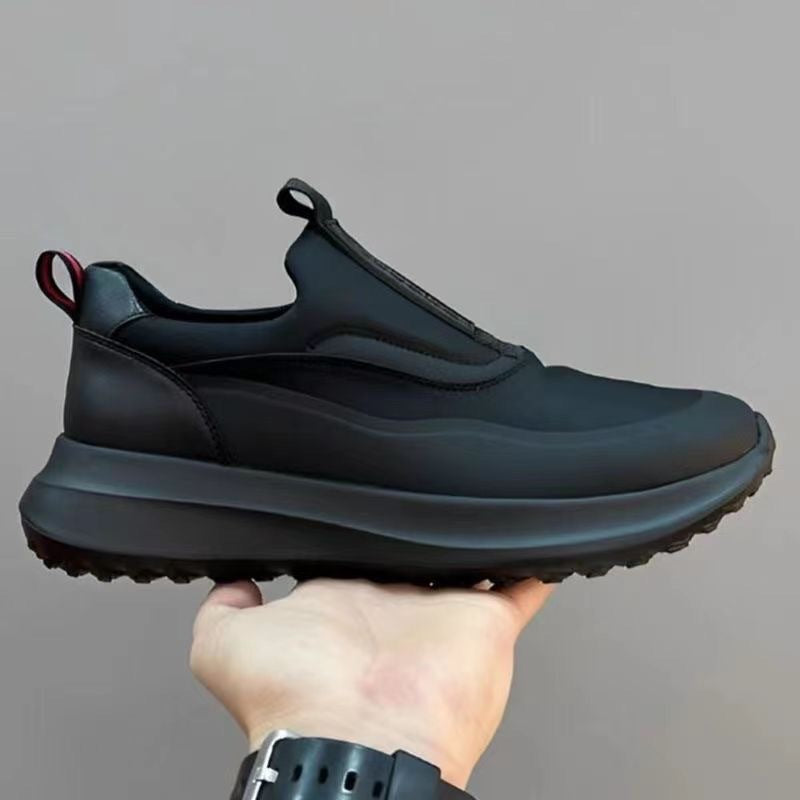 Damen Sneaker Sportlich Wasserdicht Elastisch Schwarz