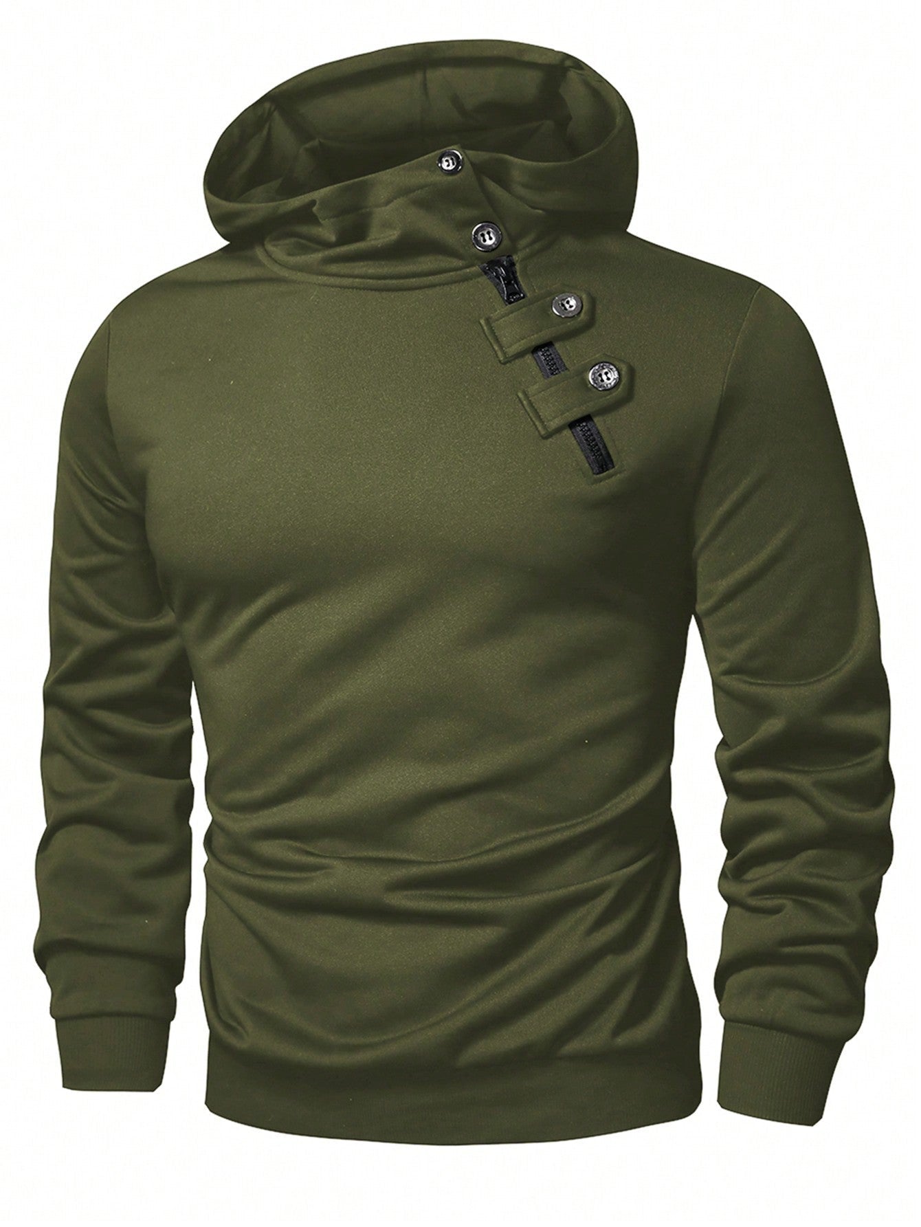 Herren Hoodie Kapuze Praktisch Mit Taschen