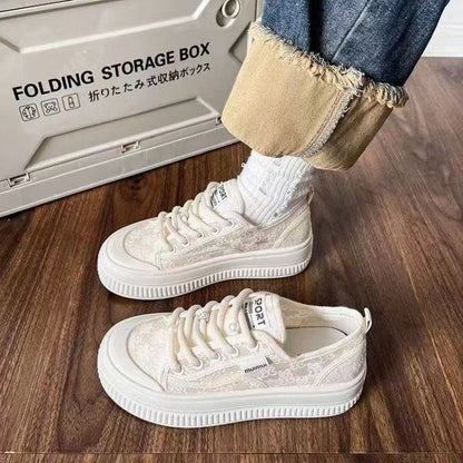 Damen Sneaker Trendy Strukturiert Rutschfest