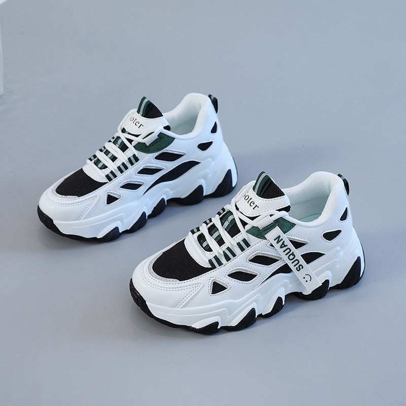 Damen Sneaker Sportlich Atmungsaktiv Futuristisch