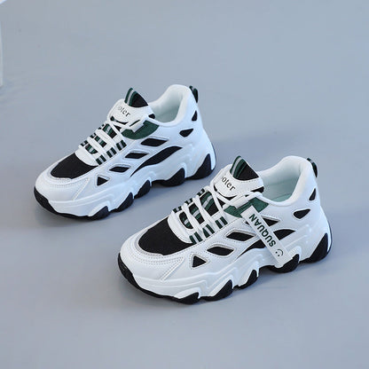 Damen Sneaker Sportlich Atmungsaktiv Futuristisch