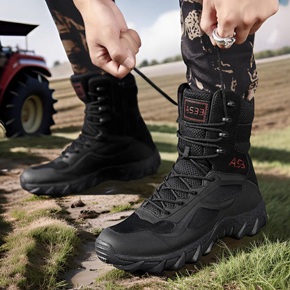 Herren Jagdstiefel Wetterfest Rutschfest Atmungsaktiv