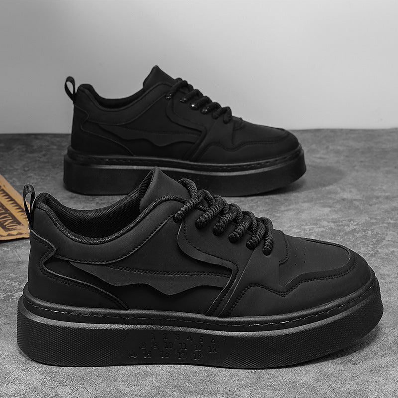 Damen Sneaker Urban Style Kontrast Schwarz Weiß - BerlinGlamour