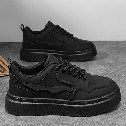 Damen Sneaker Urban Style Kontrast Schwarz Weiß - BerlinGlamour